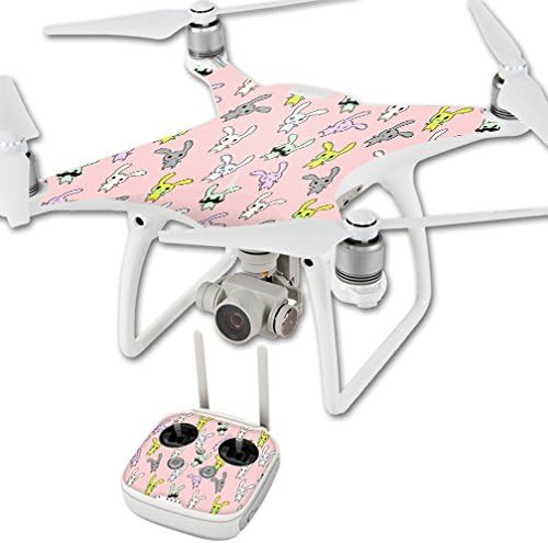 MightySkins - Funda compatible con DJI Phantom 4 Quadcopter Drone Wrap Cover Sticker Skins Bunny Bunches