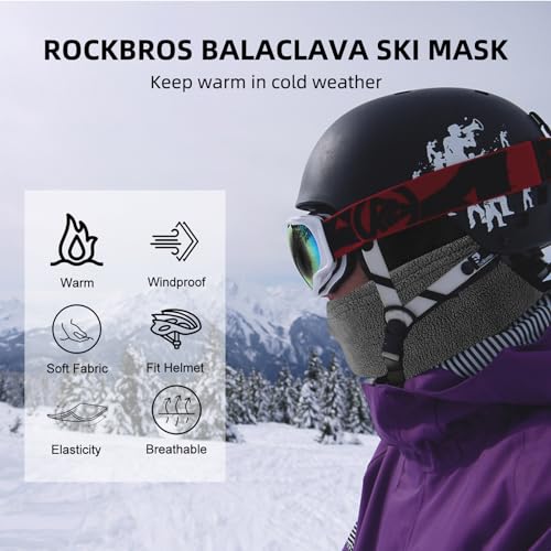 Image of ROCKBROS Windproof Thermal Balaclava Ski Mask for Men and Women Cycling
