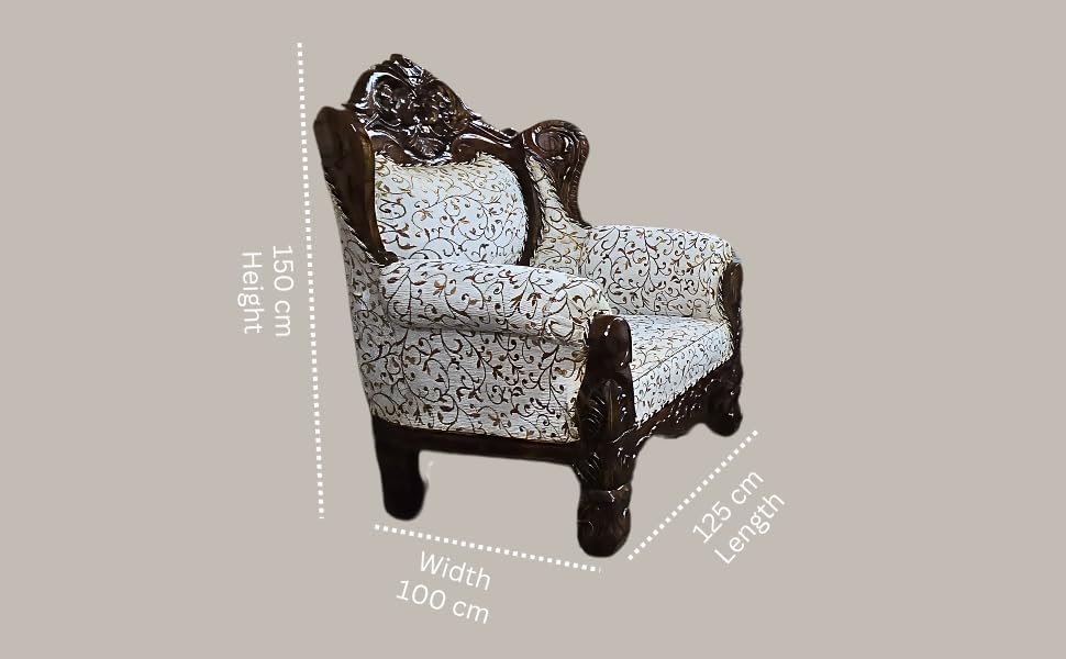 Image of Royal Carved Wooden Sofa Set | 3+1+1 Seater | Antique with Button Tufted Velvet Upholstery | Victorian Style Living Room Furniture Tufted Sofa Set Grey 3-Piece (Design 1)