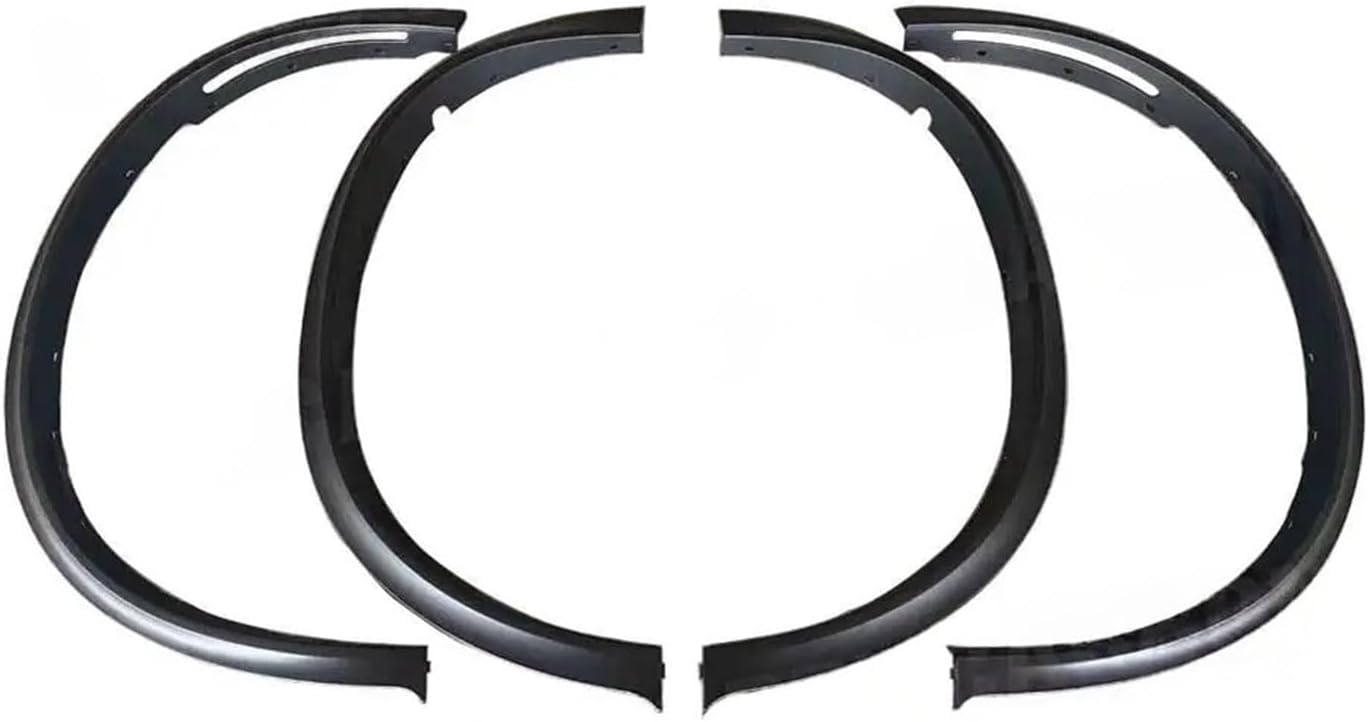 PP Material Wheel Arches Eyebrow Mudguards Compatible with X6 F16 Sport 2015-2018 Car Bodykits Trims(Matte Black)