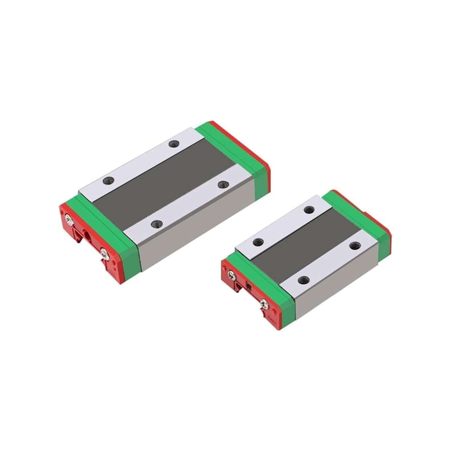 Miniature Bearing Steel Linear Motion Rail Linear Rails 2 PCS MGN15 +4 MGN15H Blocks(100)