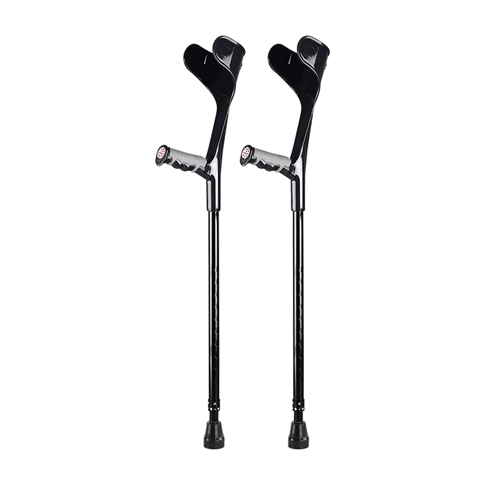 PAASHE 1 par de muletas para Adultos, Bastones ergonómicos, Bastones Ajustables de Aluminio para antebrazo, Bastones Ligeros para Caminar, muletas para Hombres y Mujeres