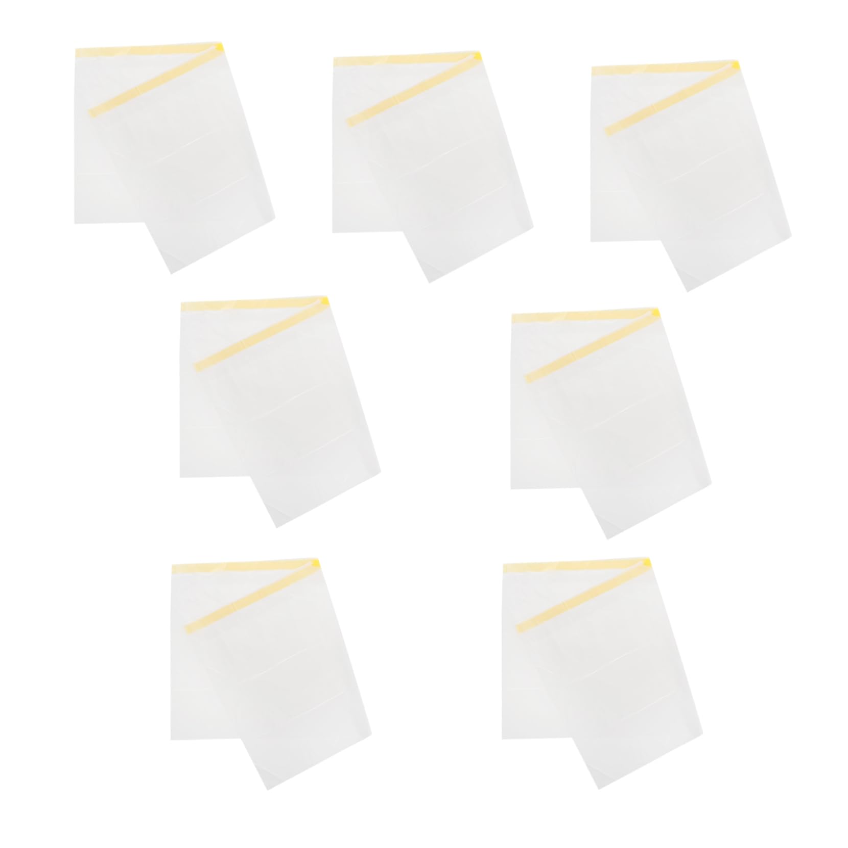 COSMEVIVI Cat Litter Box Waste Bags 7 Pack Drawstring Litter Bags Leakproof for Cat Easy to