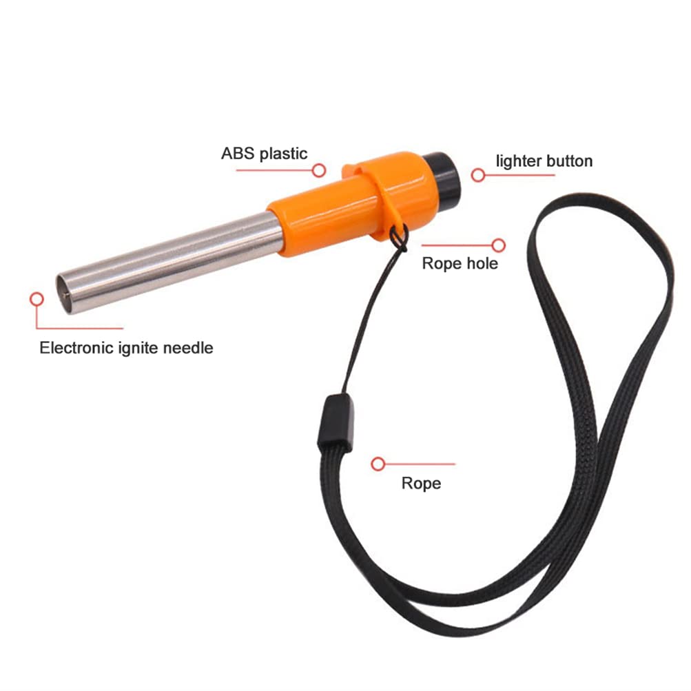 Mini réchaud à Dos ultraléger - Réchaud de Camping en Alliage de Titane avec allumeur à Impulsion piézo Portable pour Le Camping, la randonnée, la Cuisine, la Chasse, la pêche