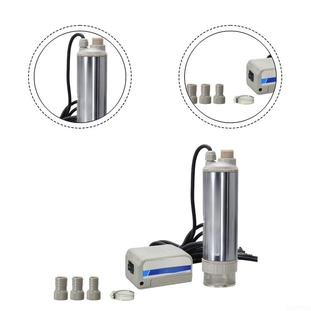 Bomba de aceite eléctrica de 21 V, aluminio, 3,8 cm, flujo rápido (50