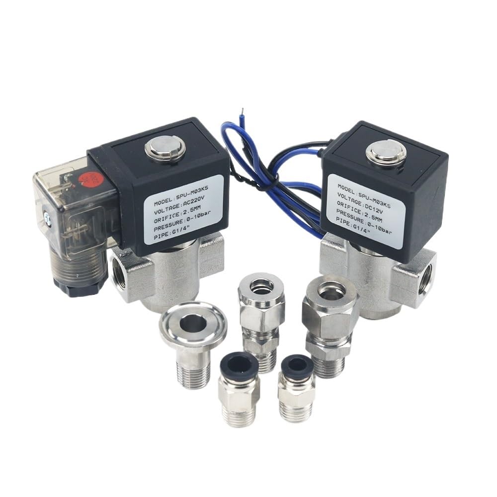 Électrovanne anticorrosion VX2120-08-SS-NO 1/4" normalement ouverte 12V