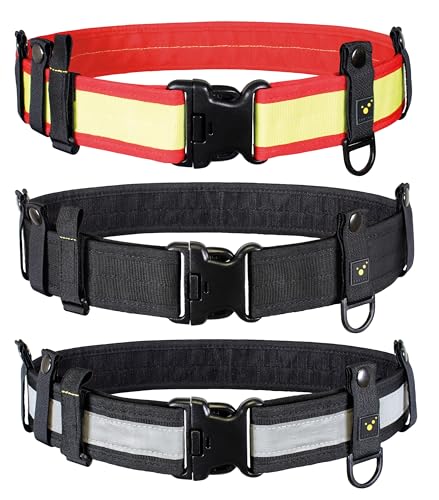 tee-uu BLACK Rettungsdienstkoppel | Komplett-Set inkl. INNER Untergürtel und BELT KEEPER Set | Größen S-3XL | M (Hüftumfang 85-105cm)