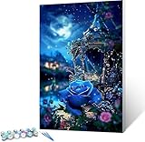 pintura para carros original 4: 【PINTURA AL ÓLEO DIY】 Pintar por números, los principiantes sin base de dibujo también pueden sentirse como un pintor, se divertirá y se relajará mucho. una pintura llamativa que cualquiera puede hacer. Todos pueden ser Van Gogh.