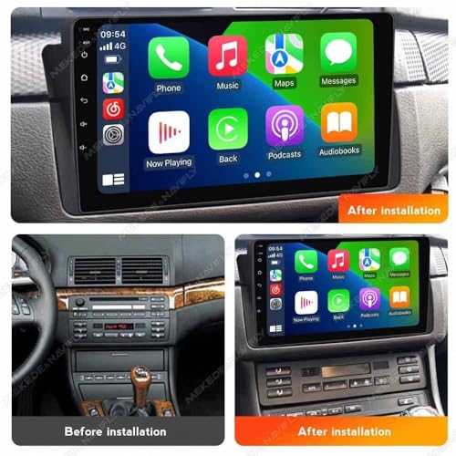 Écran GPS tactile BMW E46 pour éviter les bouchons grâce à l'info trafic en direct - 2