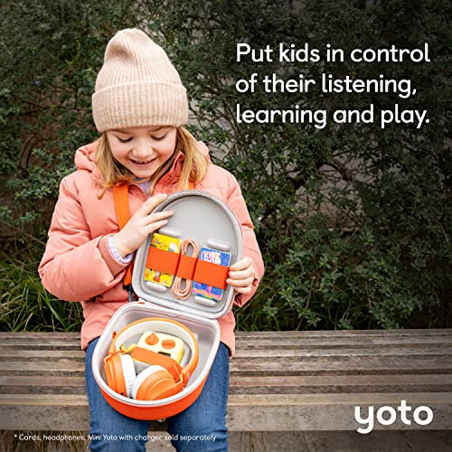 Image of Yoto Mini Travel Case - Kids Accessory, Protective Hard-Shell Carrier with Adjustable Shoulder Strap, Holds Mini, Headphones and Up to 30 Audiobook Cards