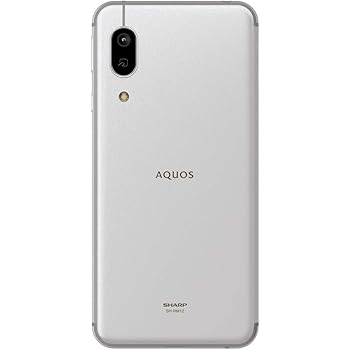 Amazon | 国内版SIMフリー SHARP AQUOS sense3 lite SH-RM12 シルバーホワイト | シャープ(SHARP) | スマートフォン本体