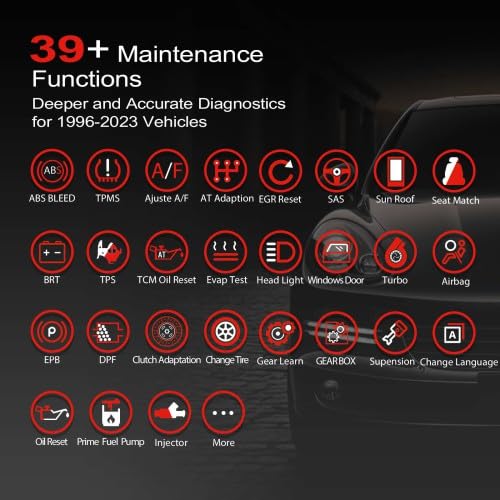 Programator kluczy z pełną obsługą, kodowanie ECU, kompletna diagnostyka, ponad 39 funkcji, dwukierunkowe sterowanie dla kompleksowego zarządzania pojazdami
