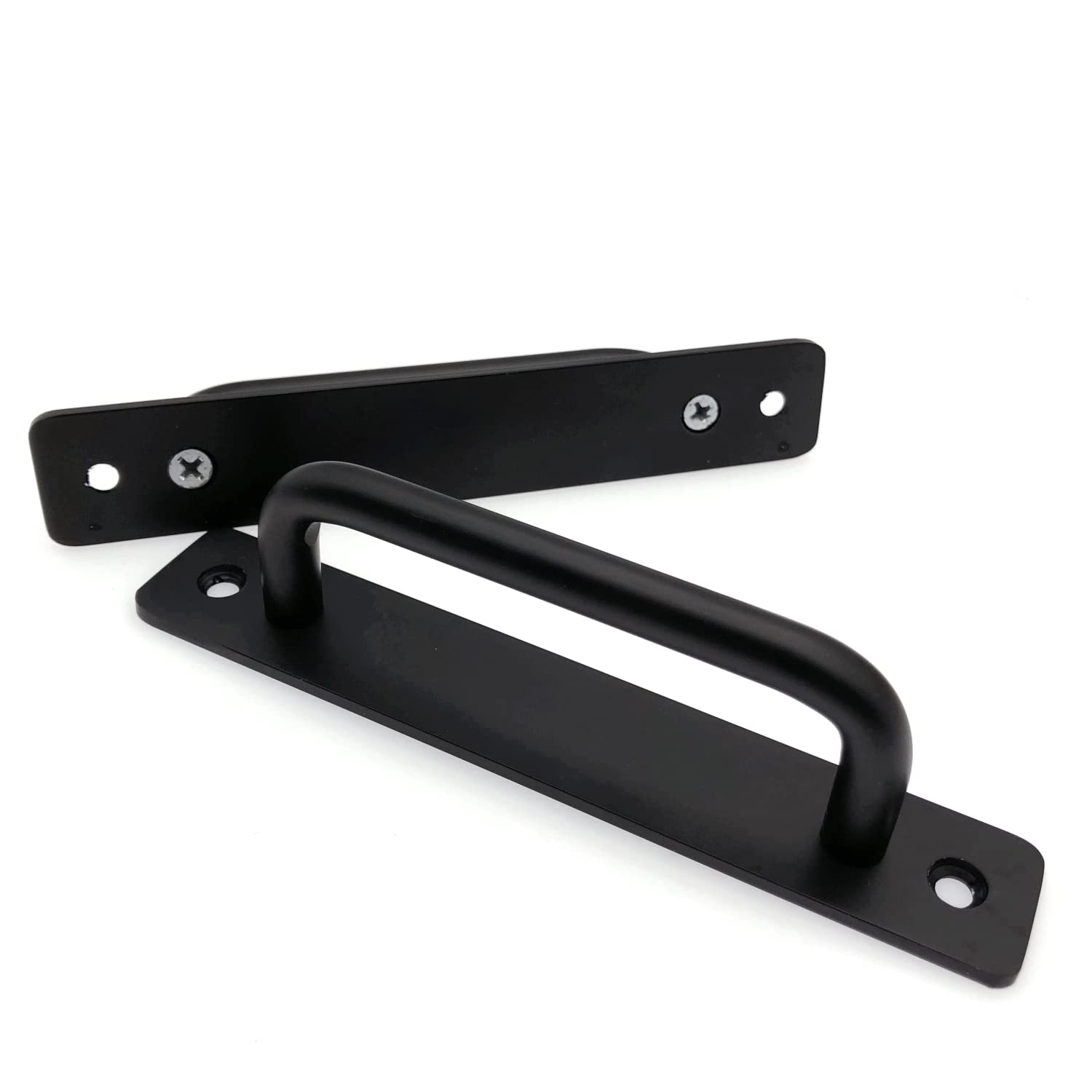 JZK 2 x Black Aluminum Alloy Kitchen Cupboard Door Handle 128mm Hole spacing - Image 4