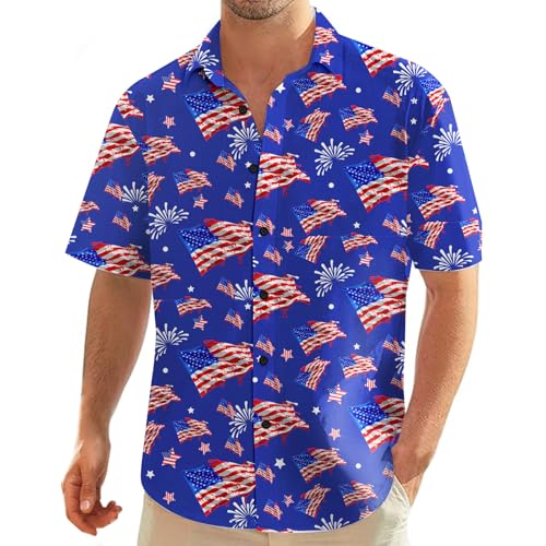 Chemise hawaïenne homme flamant rose à manches courtes pour look de vacances d'été