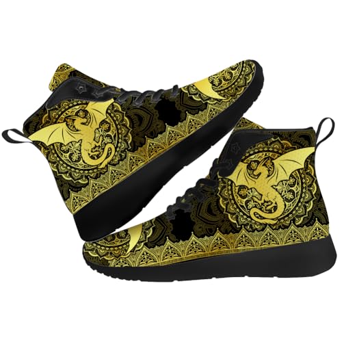 Dragon Shoes for Men High Top Sneakers Running Waking Tennis Shoes Gifts for Dad Boyfriend2