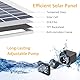Pavlleen Solar Springbrunnen, with 5 W Solar Panel Built-in 1500 mAh Battery, Solar Wasserpumpe Schwimmender Fontäne Pumpe, mit 6 Fontänenstilen, für Außen Vogelbad, Fischbecken, Garten