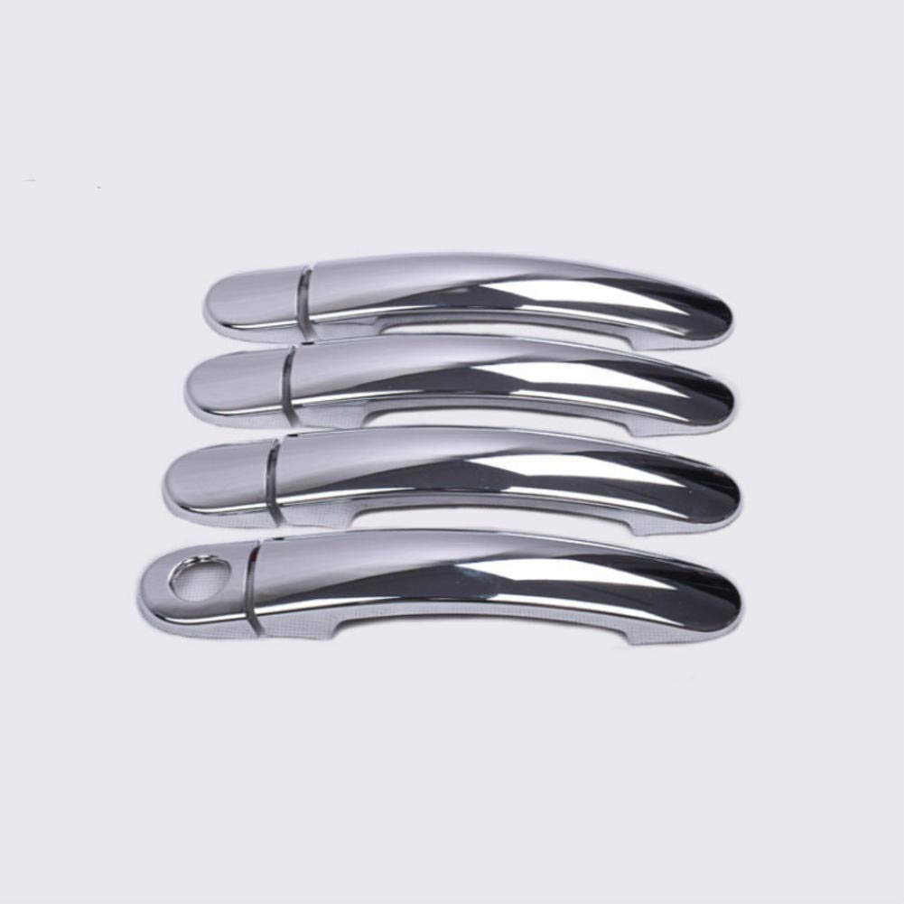 Couvre-poignées De Porte Extérieures Chromées Pour Golf 5 MK5 / Rabbit 1K 2004-2009 - Adhésif Auto, Noir Ou Argent