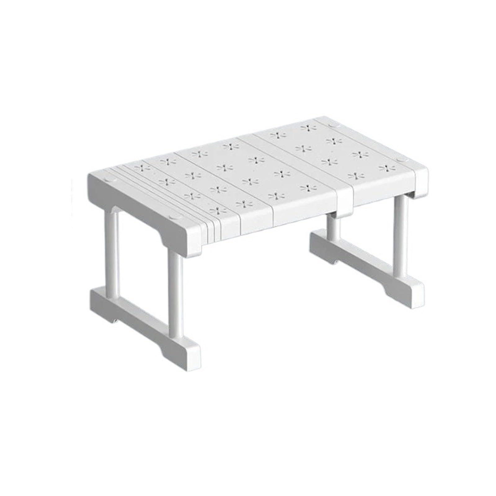 Divisor de estante para almacenamiento de armario sin perforaciones y apilable