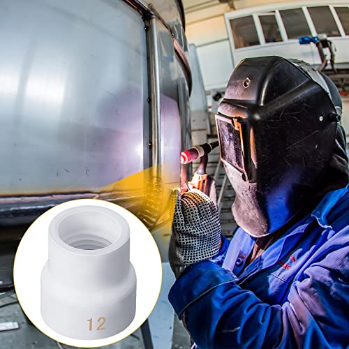 12 Tig Cups Ceramic Tig Welding Cups Torch Accessories Compatible With Tig Argon Arc Welding Tools #TOP6