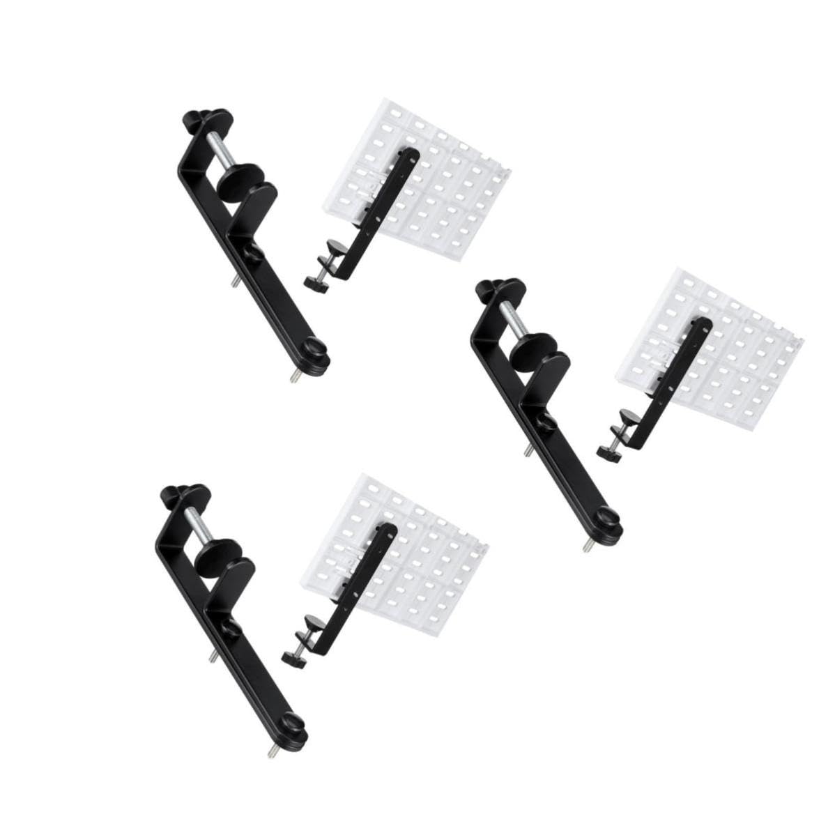 6 Stück Lochplatten Tischorganizer, Stabile Halterung