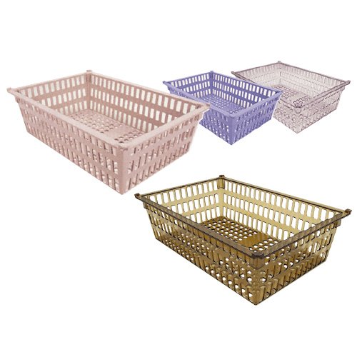 透明プラスチックバスケット　1個 Amazon | プラスチックバスケット PB64-17 ﾌﾟﾗｽﾁｯｸﾊﾞｽｹｯﾄ 透明(01-2547