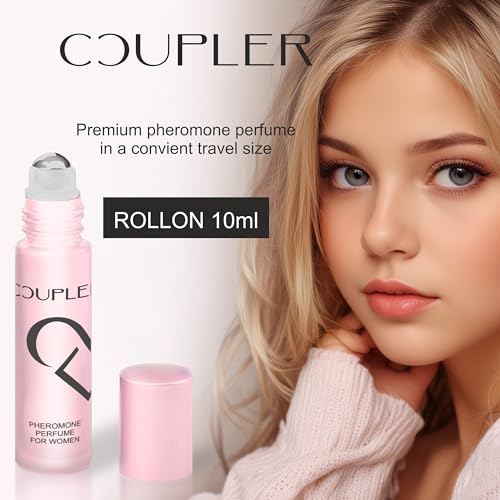 COUPLER Pheromone Perfume For Women, Alluring Female Floral Fruity Perfume Oil Roll On 10ml, Long Lasting Fragrance Jasmine Musk Vanilla Bergamot, Portable Travel Size Eau de Parfum - Image 3