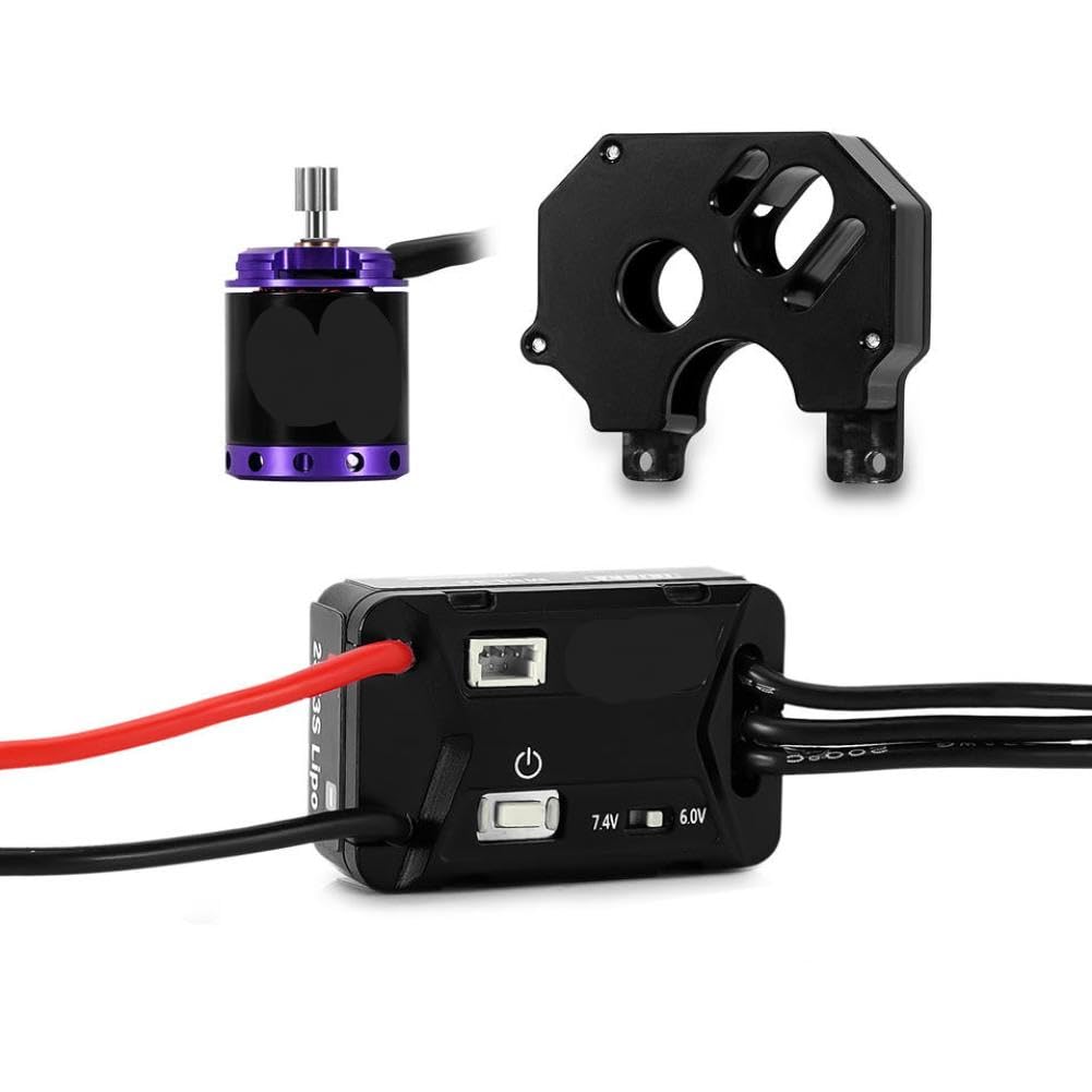 MBL32 G2 Waterproof Brushless ESC 1721 Purple Outrunner Motor 1 24 Scale Compatible with Automotive Motorcycle Parts SCX24