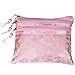 kilofly 2 pc Chinese Silk Brocade 3 Zipper Pocket Tassel Jewelry Bag Gift Pouch