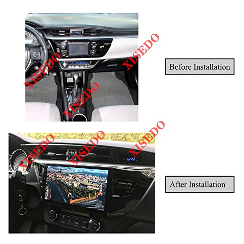 Xisedo For Toyota Corolla 2014-2016 Android 10.0 Car Stereo 9" In-Dash Head Unit 6 Core Ram 2G Rom 32G Car Radio Gps Navigation Supports Wifi Bluetooth #TOP1
