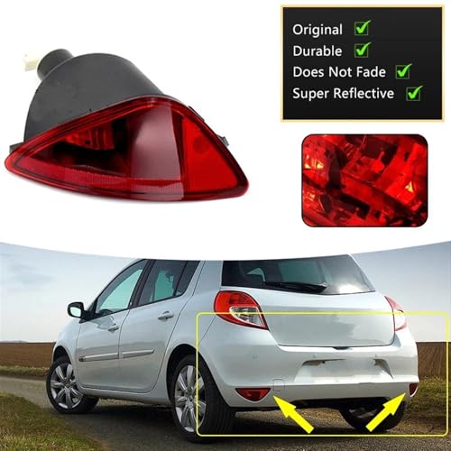 Feu arrière Clio pour remplacement après collision pare-chocs stop clignotant complet