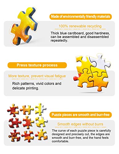 Mini Jigsaw Puzzles For Adults (4 Packs) Double-Sided Puzzle With Reference Blueprint, Micro Puzzle, Comes With Tweezers For Small Puzzles, Suitable As A Gift #TOP4
