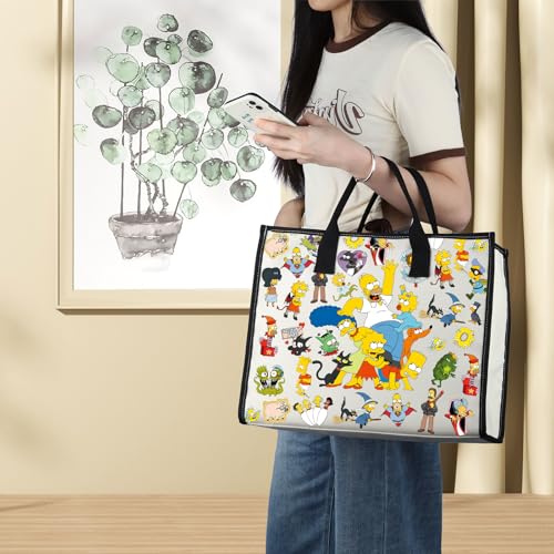 Bolsa Tote Fans Homer & Bart Marge Lisa Maggie miniatura 3
