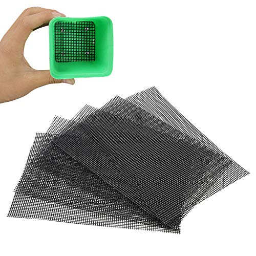 Cutefly 7KM0 Insect Proof mesh, Acrylic, Black, 30x20 cm (5er Pack)