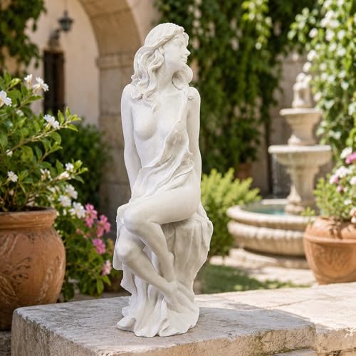 Estatua de Afrodita Griega 12" de Mármol y Poliresina miniatura 4