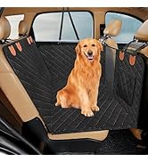 BDZBREN Back Seat Extender for Dogs, Hammock Travel Bed,Hard Bottom Dog Car Cover Bed Camping Mat...
