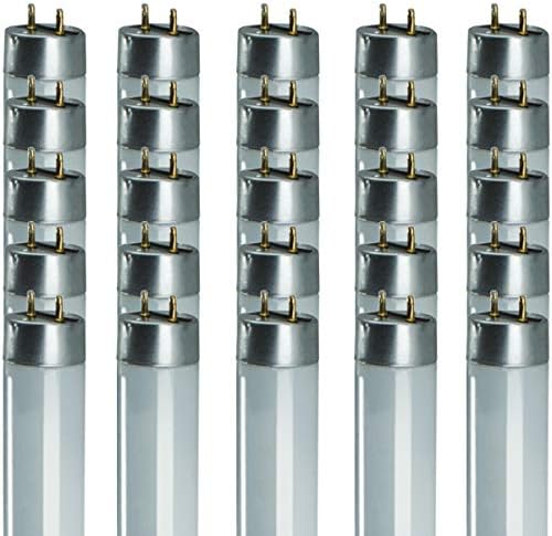 GoodBulb 32W 48 Inch T8 Fluorescent Light Bulb, 6500K Full Spectrum Medium Bi-Pin Base, 3050 Lumens 86 CRI 24000 Life Hours, Instant/Programmed Start (Pack of 25)