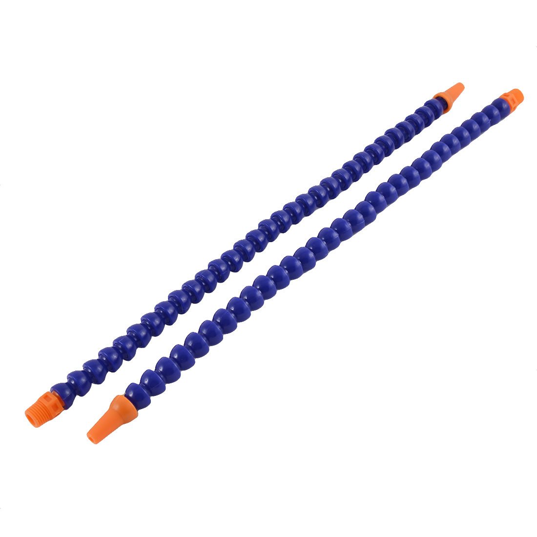 Uxcell Men's Blue,Orange Sourcingmap Plastic 1/4Bsp Thread Flexible Water Oil Coolant Pipe Hose Tube 2Pcs