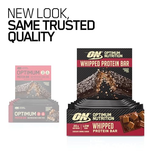 Optimum Nutrition Whipped Protein Bars, Low Calorie Snacks, Low Carb Low Sugar, Workout Snack for Men and Women, Chocolate Caramel Flavour, 10 x 60g - Image 3