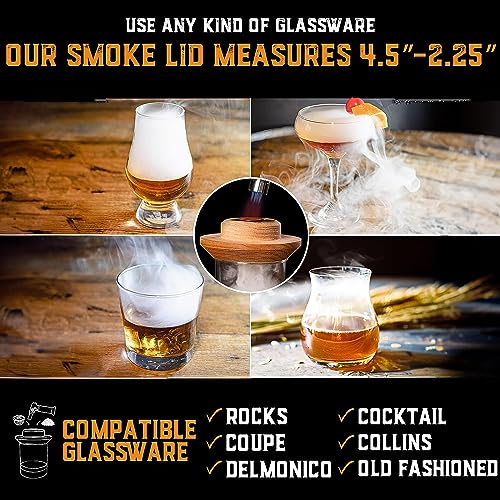 Cocktail-Smoker-Kit-with-Torch-High-End-Set-USA-Oak-Fine-Wood-Chips-Old-Fashioned-Cocktail-Kit-for-Whiskey-Bourbon-Gifts-for-Men-Gift-from-Wife-Daughter-Son-No-Butane