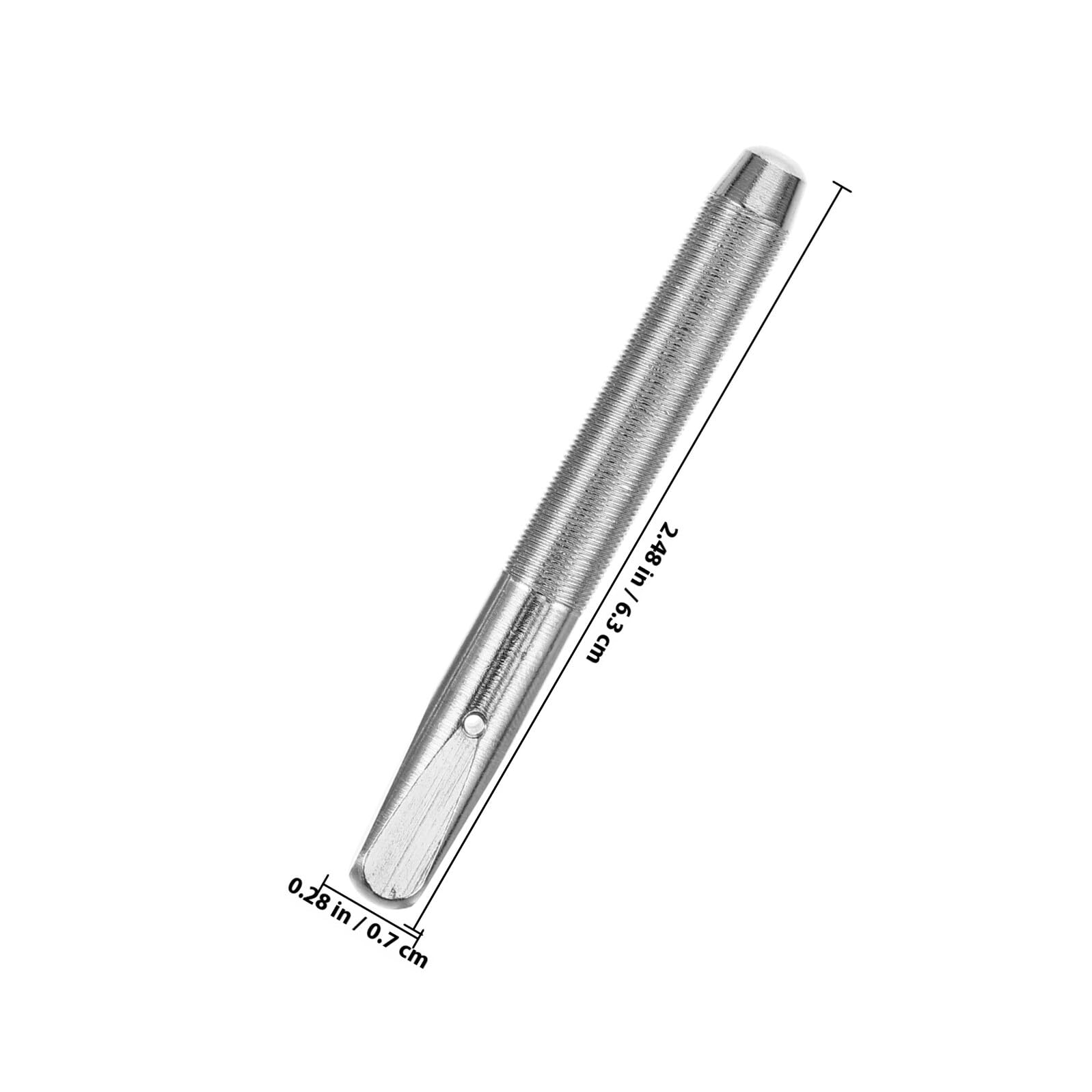 Mipcase Cheville D'accordage de Piano pour Réglage Précis en Alliage de Zinc Argenté Kit 10 Pièces Entretien et Réparation de Cordes, pour Maintenance de Piano