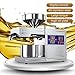 DITOSH Oil Press Machine Oil Extractor Commercial Automatic Stainless Steel Cold Press Oil Machine Electric Seed Oil Maker Silver Oil Pressure Machine for Home Use 820 W 110 V US Plug