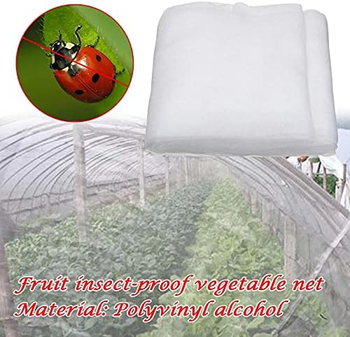 Garden Netting Mesh for Vegetables Protection Netting Garden Mesh Netting Fine Bird Netting Insect Mesh Garden Butterfly Netting for Plants,Flowers,Crops and Fruits. (3x3M)