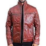 Photo Gallery tan crafts giacca da motociclista da uomo, in vera pelle, giacca da uomo in pelle di agnello, trapuntata con cerniera, stile 6 marrone, xxxxl Photo Gallery tan crafts giacca da motociclista da uomo, in vera pelle, giacca da uomo in pelle di agnello, trapuntata con cerniera, stile 6 marrone, xxxxl