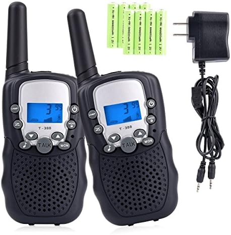 Funkprofi Walkie Talkies for Kids 22 Channels Long Range Rechargeable Walkie Talkies with Battery and Charger, Gift for Boys and Girls, 1 Pair