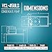 Little Giant VCL-45ULS 115 Volt, 1/5 HP, 450 GPH, Automatic Condensate Removal Pump with 1-Gallon Tank and Safety Switch, 6-Ft. Cord, Black, 553240
