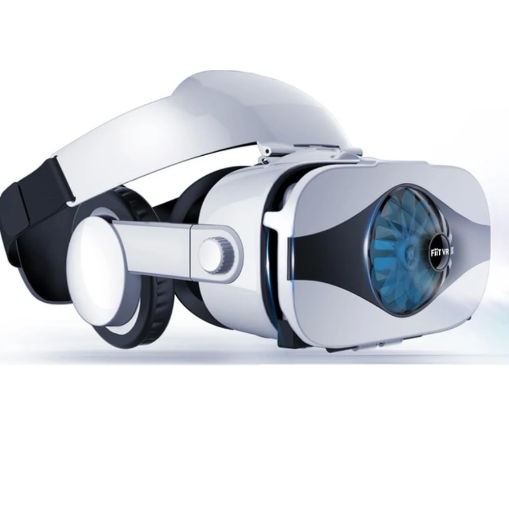 Elevea ( Great Indian Deal with 12 Years Warranty ) 3D VR Glasses Giant Screen VR Headset (4.7-7 on Cellphone) Video Game Movies 3m to Show 1050" Screen