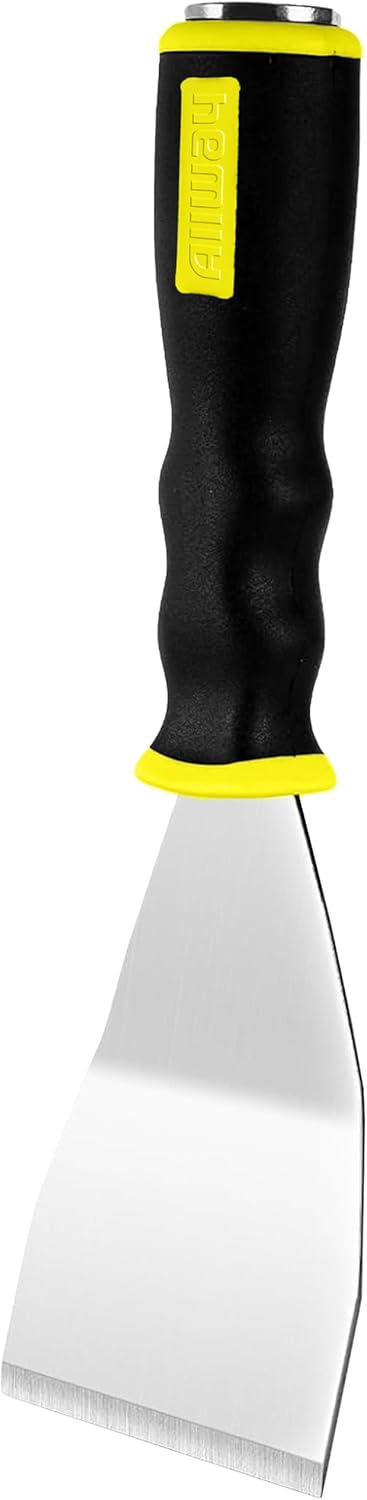 ALLWAY BS3 Soft-Grip Extendable Bent Heavy Duty Scraper with Pole Socket and Hammer End