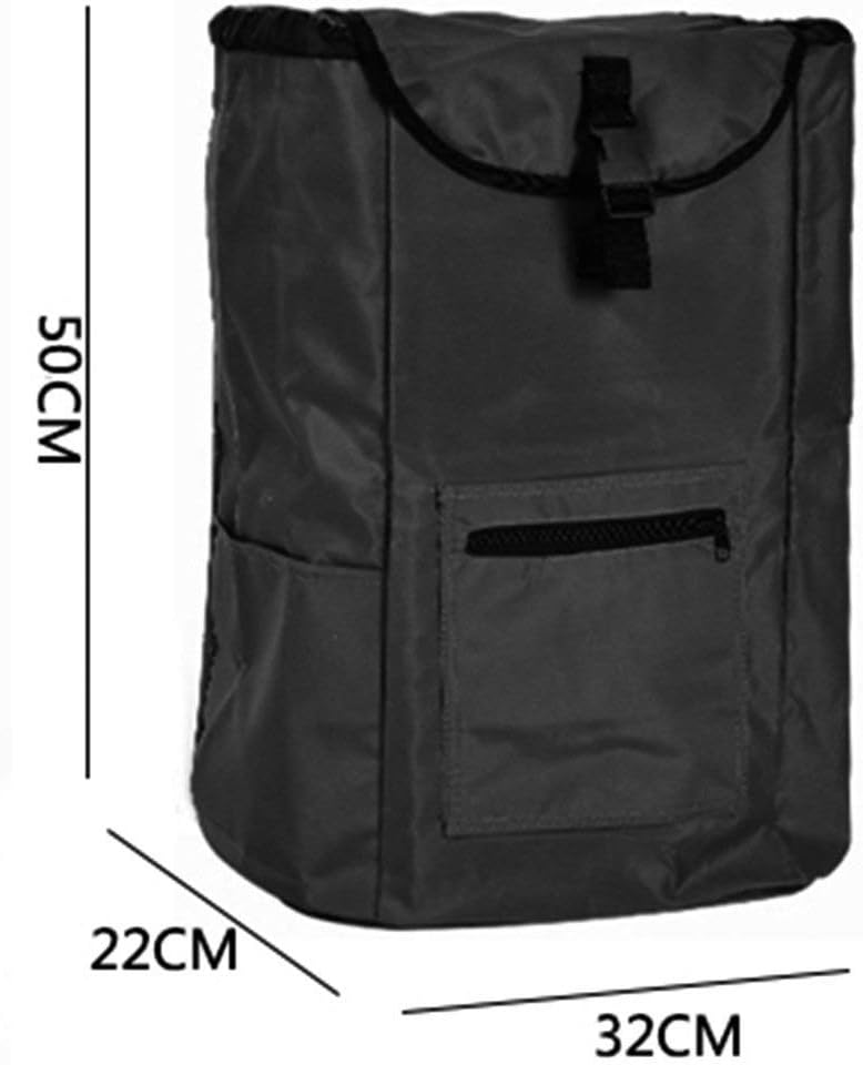 Folding Shopping Cart Grocery Utility Stair Climbing Larger Storage Stainless Steel Frame(White-Dinosaur Doodle4)