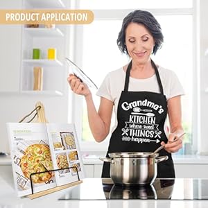 Grandmagiftschristmasgrandmagiftsfromgranddaughteradjustmentcookbookstandwithapronsetrecipebookipadholderforkitchengrandmagrannybirthdaygrandparentsdaygift Urban Country Home Decor Grandma gifts christmas grandma gifts from granddaughter adjustment cookbook stand with apron set recipe bookipad holder for kitchen grandma granny birthday grandparents day gift urban country home decor