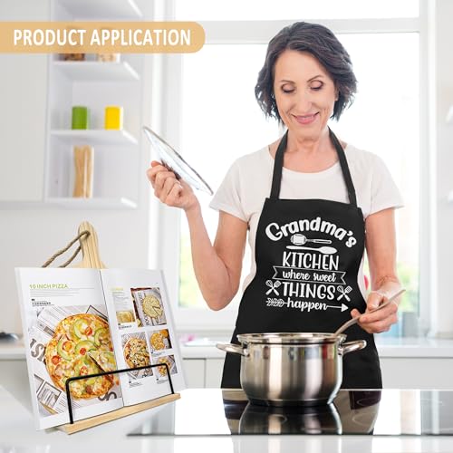 Grandmagiftschristmasgrandmagiftsfromgranddaughteradjustmentcookbookstandwithapronsetrecipebookipadholderforkitchengrandmagrannybirthdaygrandparentsdaygift Urban Country Home Decor Grandma gifts christmas grandma gifts from granddaughter adjustment cookbook stand with apron set recipe bookipad holder for kitchen grandma granny birthday grandparents day gift urban country home decor